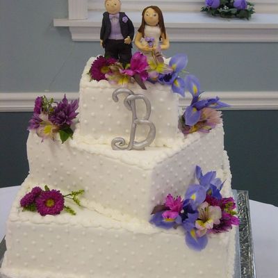 Wedding Cake Fondant Topper
