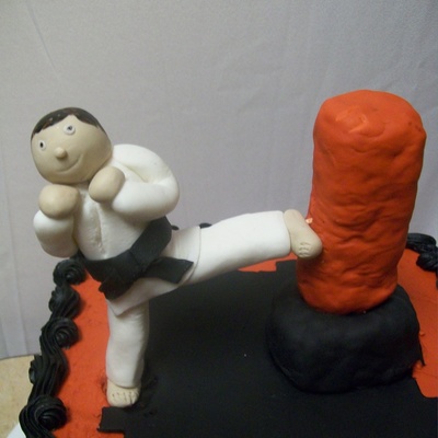 Karate Cake Topper