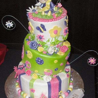 Fairy Topsy Turvy Cake