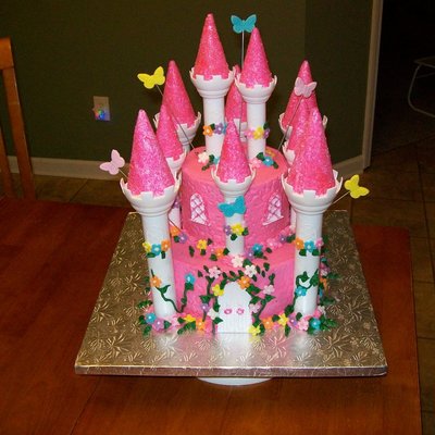Butterfly Castle Cake