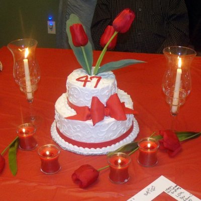 47Th Wedding Anniversary Cake