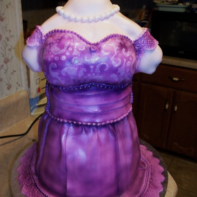 Purple Dress Cake.