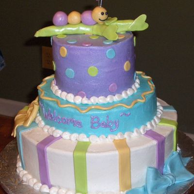 Baby Love Bug Cake