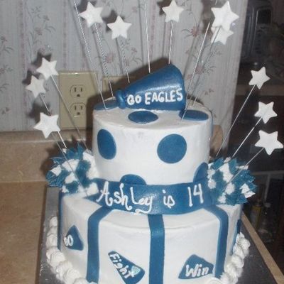 Cheerleader Cake
