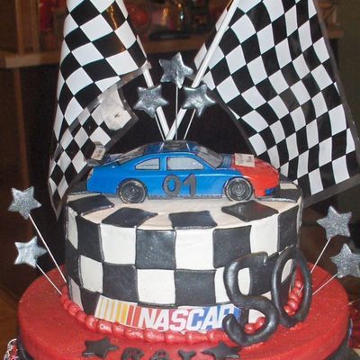 Nascar Cake Vrrrroom!