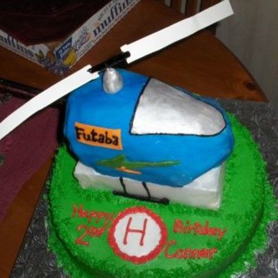 R/c Helicopter Cake