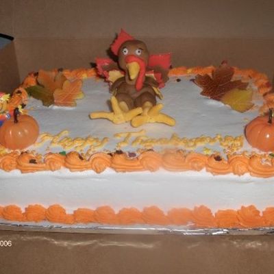 Fondant Turkey