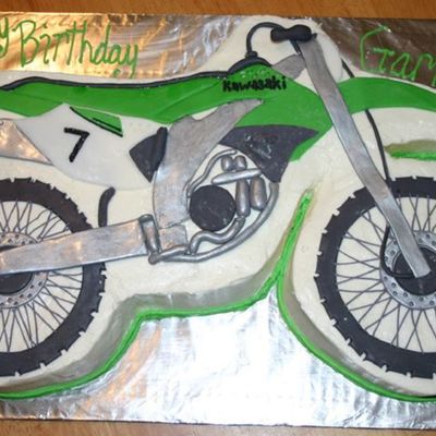 Dirt Bike Cake