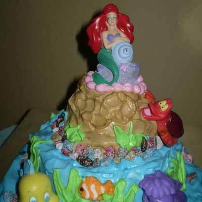 Ariel & Friends Birthday Cake