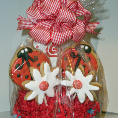 Ladybugs And Flowers