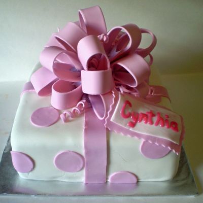 Pink And White Gift Box