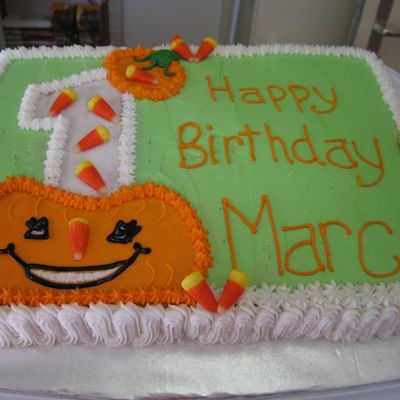 1St Birthday Pumpkin