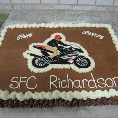 Motorcycle Cake