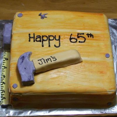 Woodworking Birthday Cake