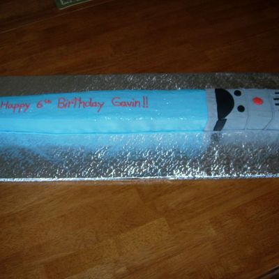 Light Saber Cake
