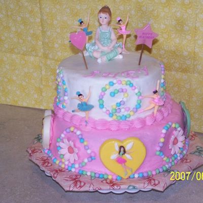 Ballerina Birthday Cake