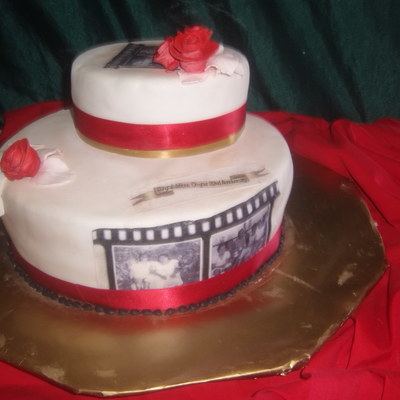 32Nd Wedding Anniversary Cake