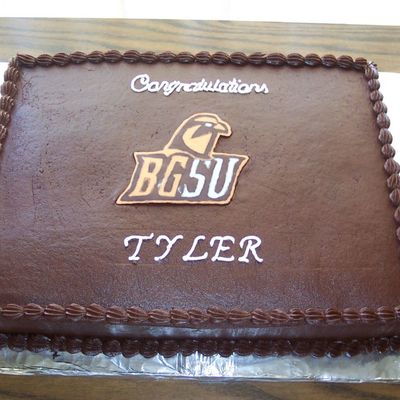 Side Cake For Highschool Graduation