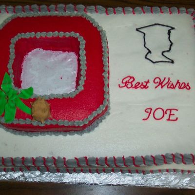 Ohio State Cake