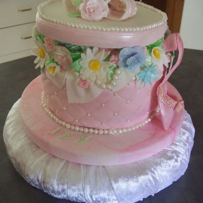 Another Shot Of Gift Box And Shoe Cake