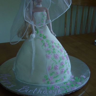 Barbie Birthday Cake