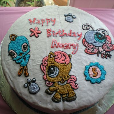 Littlest Pet Shop Animal Cake