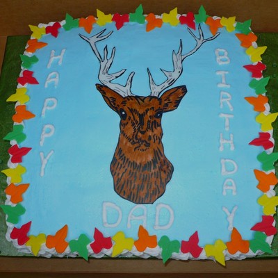 Deer For Dad's Birthday