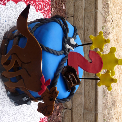 Cowboy Horse Cake