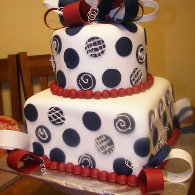 Red And Blue Baby Shower