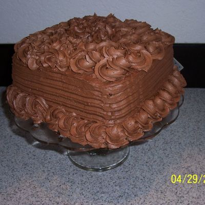 Chocolate Buttercream With Rosettes