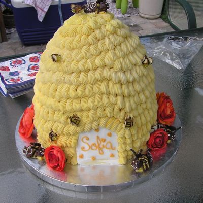 Bee Hive Cake