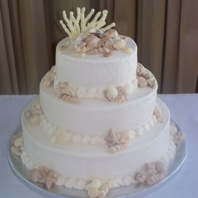 Seashell Wedding Cake