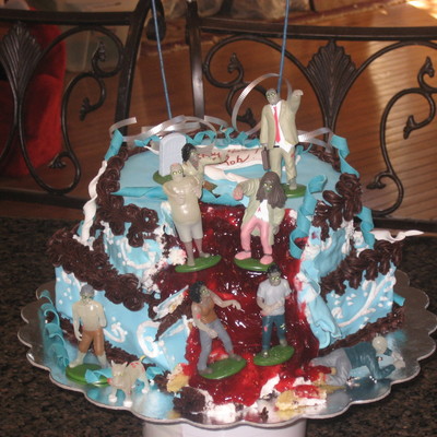 Zombie Birthday Cake