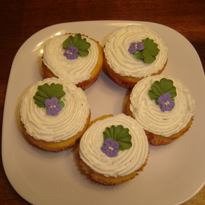 Violet Cupcakes