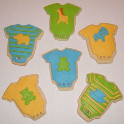 Baby Boy Shower Cookies