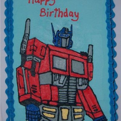 Optimus Prime Cake