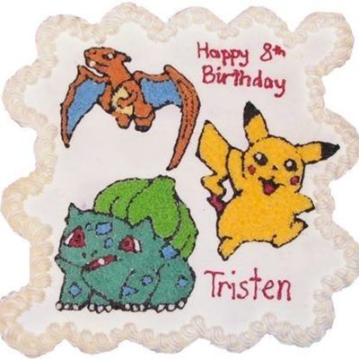 Pokemon Cupcake Cake