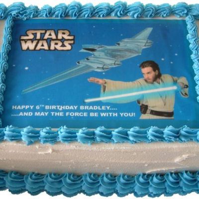 Printed Star Wars Cake