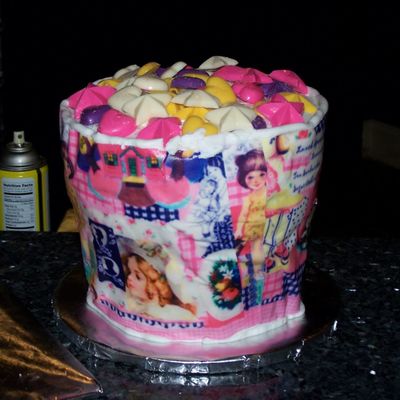 Decoupage Bucket