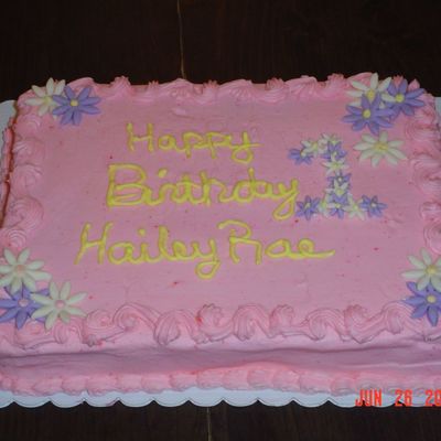 Sheet Cake For 1St Birthday