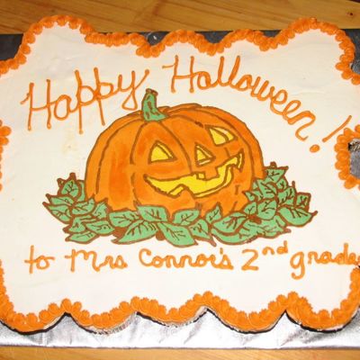 Halloween Cupcake Cake For Dd's School Party