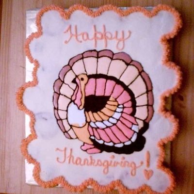 Turkey Cupcake Cake
