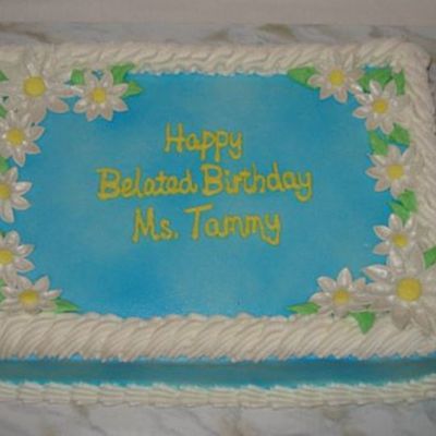 Belated Birthday Cake