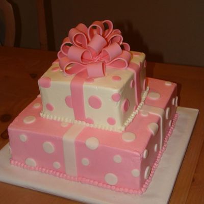 Square Pink And White