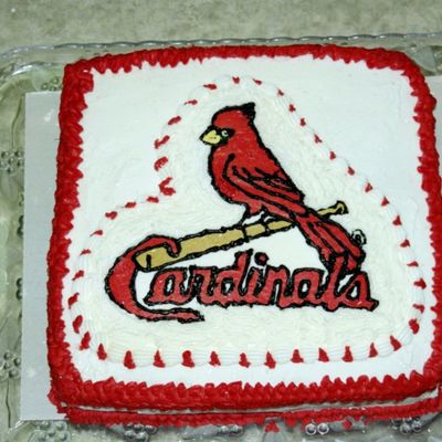 Cardinals Cake
