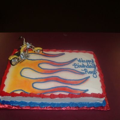 Orange County Chopper With Flames