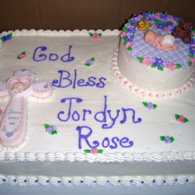 Baptism Cake