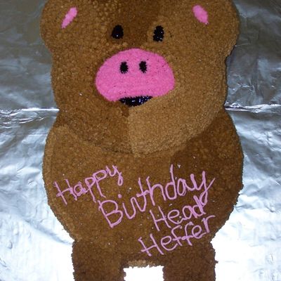 Cow Cake For Supervisors Bday