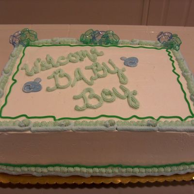 Baby Shower Cake For Boy