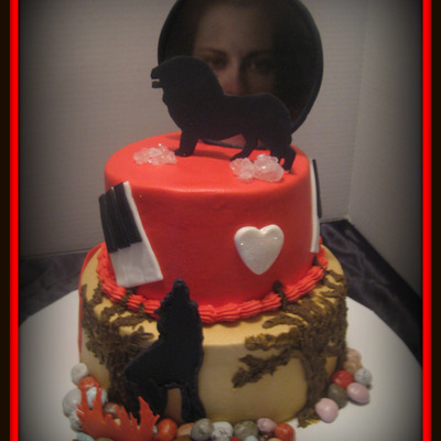 Heather's Twilight Party Cake